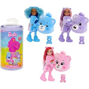 imageBarbie Cutie Reveal Chelsea Doll ampamp Accessories Care Bears Series Small Doll with Costume ampamp 6 Surprises Styles May Vary