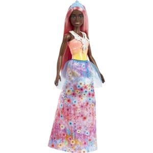 imageBarbie Dreamtopia Royal Fashion Doll with LightPink Hair ampamp Sparkly Bodice Wearing Removable Skirt Shoes ampamp Headband AccessoryMulticolor