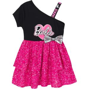 imageBarbie Girls Dress Little Kid to BigPink  Black