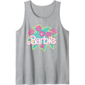 imageBarbie Sunny Palm Tree Tank TopHeather Grey