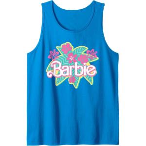 imageBarbie Sunny Palm Tree Tank TopSapphire Blue