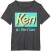 imageBarbie Ken  Ken to the Core TShirt Small BlackDark Heather Grey