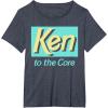 imageBarbie Ken  Ken to the Core TShirt Small BlackHeather Blue