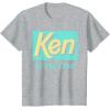 imageBarbie Ken  Ken to the Core TShirt Small BlackHeather Grey
