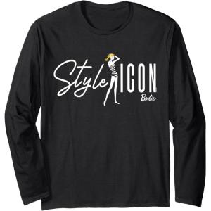 imageBarbie  Style Icon Original Doll Long Sleeve TShirtBlack