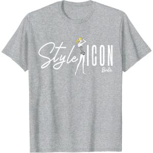 imageBarbie  Style Icon Original Doll TShirtHeather Grey