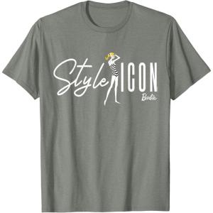 imageBarbie  Style Icon Original Doll TShirtOlive Heather