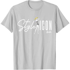 imageBarbie  Style Icon Original Doll TShirtSilver Grey