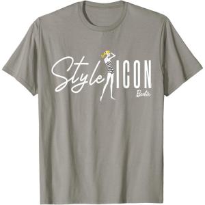 imageBarbie  Style Icon Original Doll TShirtSlate Grey