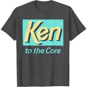 imageBarbie Ken  Ken to the Core TShirt Small BlackDark Heather Grey