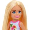 imageBarbie Chelsea Small Doll Featuring Swimsuit with Stripes ampamp Floral Print Blonde Hair ampamp Blue Eyes