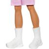 imageBarbie Fashionistas Ken Doll 241 with Blonde Hair Wearing Red and White Striped Polo Shirt with Pink Shorts White Crew Socks and Sneakers