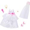imageBarbie Clothes Bridal Fashion Pack for Barbie Doll on Wedding Day 1 Outfit with Accessories for a Complete Look