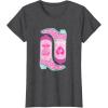 imageBarbie  Cowgirl Boots TShirtDark Heather Grey