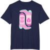 imageBarbie  Cowgirl Boots TShirtNavy Blue