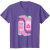 imageBarbie  Cowgirl Boots TShirtPurple Heather
