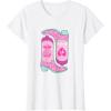 imageBarbie  Cowgirl Boots TShirtWhite