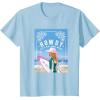 imageBarbie  Howdy Lets Ride Some Waves TShirtBaby Blue