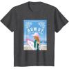 imageBarbie  Howdy Lets Ride Some Waves TShirtDark Heather Grey