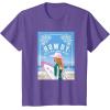 imageBarbie  Howdy Lets Ride Some Waves TShirtPurple Heather