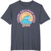 imageBarbie  Strong Girls Make Waves TShirtHeather Blue
