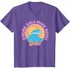 imageBarbie  Strong Girls Make Waves TShirtPurple Heather