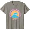 imageBarbie  Strong Girls Make Waves TShirtSlate Grey