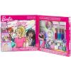 imageBarbie  Townley Girl Mega Foldable Nail Salon Set with 18 Pieces Including NonToxic PeelOff Nail Polish for Girls Glittery and Opaque Colors a Laptop Pillow Nail Stencils Nail Gems and More Ages 3 for Parties Sleepovers and Makeovers