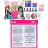 imageBarbie  Townley Girl Mega Foldable Nail Salon Set with 18 Pieces Including NonToxic PeelOff Nail Polish for Girls Glittery and Opaque Colors a Laptop Pillow Nail Stencils Nail Gems and More Ages 3 for Parties Sleepovers and Makeovers
