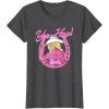 imageBarbie  YeeHaw Lets Ride TShirtDark Heather Grey