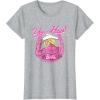 imageBarbie  YeeHaw Lets Ride TShirtHeather Grey