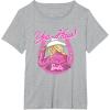 imageBarbie  YeeHaw Lets Ride TShirtHeather Grey