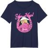 imageBarbie  YeeHaw Lets Ride TShirtNavy Blue