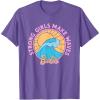 imageBarbie  Strong Girls Make Waves TShirtPurple Heather