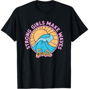 imageBarbie  Strong Girls Make Waves TShirtBlack