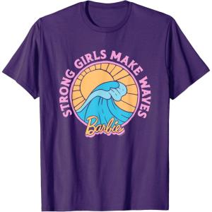 imageBarbie  Strong Girls Make Waves TShirtPurple