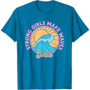 imageBarbie  Strong Girls Make Waves TShirtSapphire Blue