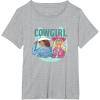 imageBarbie  Cowgirl Barbie TShirtHeather Grey
