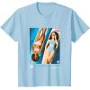 imageBarbie  Malibu Surf Club California TShirtBaby Blue