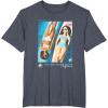 imageBarbie  Malibu Surf Club California TShirtHeather Blue