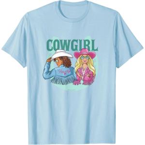 imageBarbie  Cowgirl Barbie TShirtBaby Blue