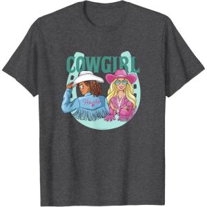 imageBarbie  Cowgirl Barbie TShirtDark Heather Grey