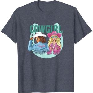 imageBarbie  Cowgirl Barbie TShirtHeather Blue