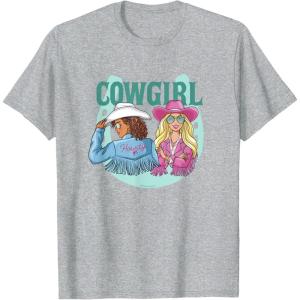 imageBarbie  Cowgirl Barbie TShirtHeather Grey