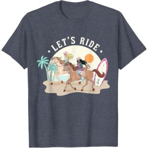 imageBarbie  Lets Ride TShirtHeather Blue