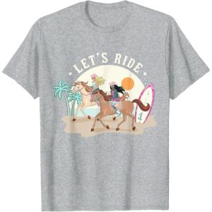imageBarbie  Lets Ride TShirtHeather Grey