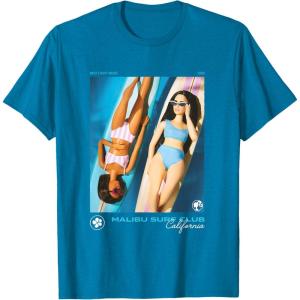 imageBarbie  Malibu Surf Club California TShirtSapphire Blue