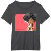 imageBarbie  1980s Black Barbie Illustration TShirtDark Heather Grey