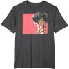 imageBarbie  1980s Black Barbie Illustration TShirtDark Heather Grey
