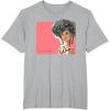 imageBarbie  1980s Black Barbie Illustration TShirtHeather Grey